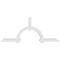 Ekena Millwork Ericson Architectural Grade PVC Gable Bracket, 84"W x 35"H x 4"D x 4"F, 10/12 Pitch GBP084X35X0404ERI00 - alternate 5